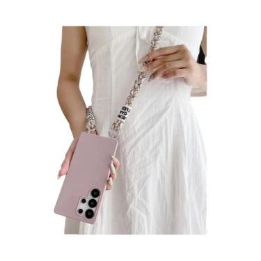 Imagem de Capa De Telefone Com Alça De Silicone Macio Para Samsung S25 Ultra S24