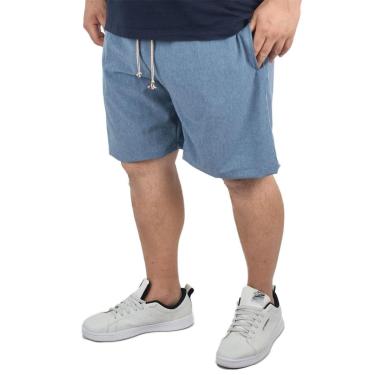Imagem de Short elastano Mescla Tactel Extra Grande Plus Size praia-Masculino
