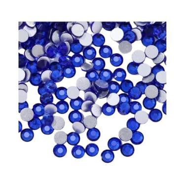 Imagem de Strass De Cristal SS6-SS30 Com Base Plana Não Termoaplicável Para Roup