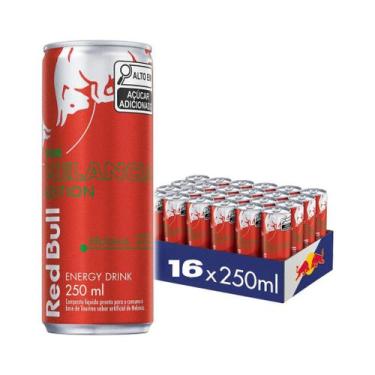Imagem de Pack de 16 latas Red Bull Energético, Sabor Melancia 250ml