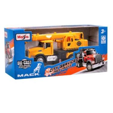 Imagem de Caminhão Mack Granite Amarelo Maisto 21239