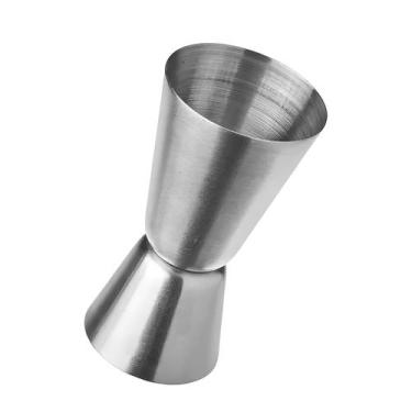 Imagem de Dosador Duplo Inox Copo Medidor Bebida Drink Bar 25/50ml - CLICK HOUSE