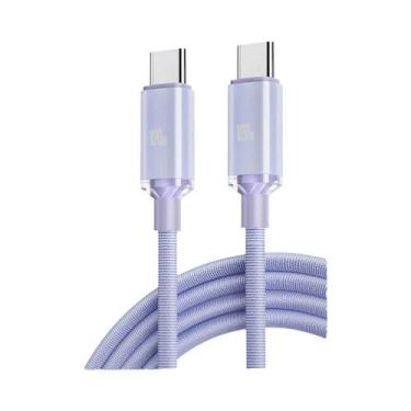 Imagem de Cabo USB C Para Tipo C 120W 6A PD Super Rápido Para Carregamento E Tra