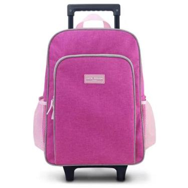 Imagem de Mochila De Rodinhas Escolar Pequeno Infantil Jacki Design, Pink