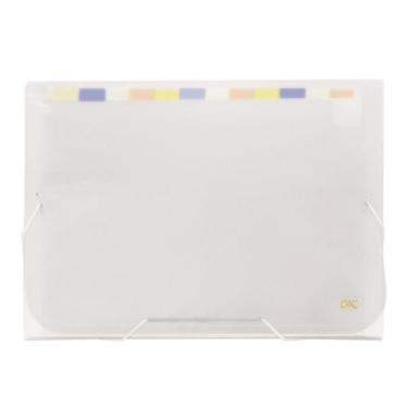 Imagem de Pasta Sanfonada A4 Com 12 Divisões Line Transparente - DAC