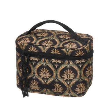 Imagem de Necessaire farm me leva joia boho 78321731, Preto, Verde, Amarelo, UN