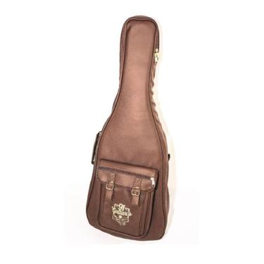 Imagem de Bag Capa Para Violão Jumbo 91Guitars Marrom 91JB Luxo - Izzo