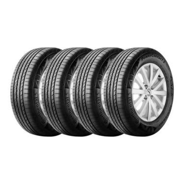 Imagem de Kit 4 Pneus Continental Aro 14 185/70R14 PowerContact 2 88H Onix