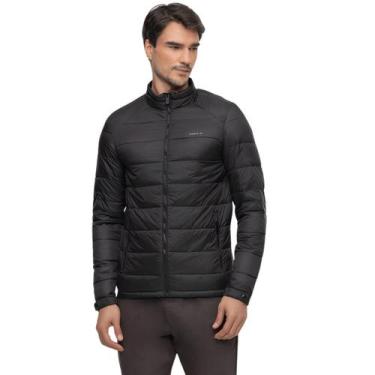 Imagem de Jaqueta Masculina Puffer Bolso Com Zíper Hangar 33, Preto, GG