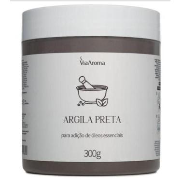 Imagem de Argila Corpo e Rosto  300g - VIAAROMA, Preta