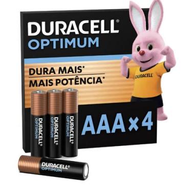 Imagem de Duracell Optimum Pilha Alcalina AAA Com 4und