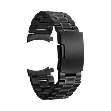 Imagem de Pulseira De Relógio De Aço Inoxidável Com Extremidade Curvada 18 20 22