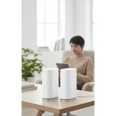 Imagem de 2x Roteador Mesh Wi-Fi 6 Plus 2 Unid 3000Mbps AX3000 Branco - Congratu