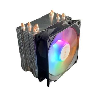Imagem de Cooler De Ar RGB Silencioso Para CPU X99 Com 2/4 Heat Pipes 3PIN/4PIN 