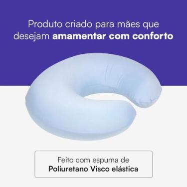 Imagem de Almofada Amamentação Travesseiro Nasa Para Amamentar Envio Rápido - Az