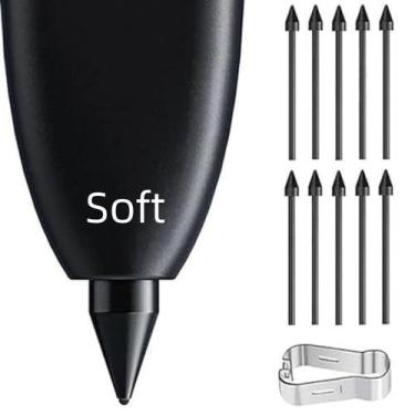 Imagem de Pontas de Caneta Factemory Galaxy S Pen - Pacote com 10 unidades Preto