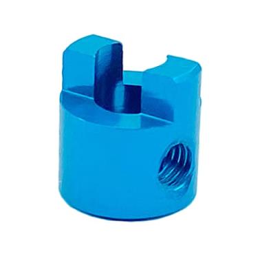 Imagem de YIJU Barco modelo dog Shaft, de lancha RC de liga de alumínio para acessórios de eixo de acionamento de barco RC, 3mm azul