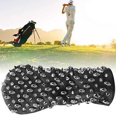 Imagem de Tampa para taco de golfe de rebite crânio, proteção de proteção de golfe de rebite crânio, tampa de taco de golfe, encaixe firme para cabeça de taco(eu)