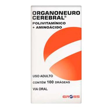 Imagem de Suplemento Vitamínico Organoneuro Cerebral com 100 Drágeas Gross 100 Drágeas