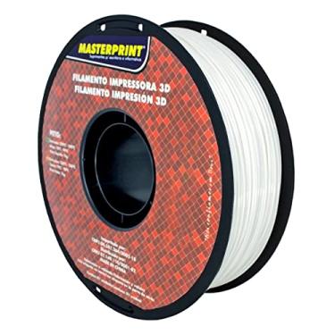 Imagem de Filamento Impressora, Masterprint, PETG, 3D, Brancp, 1,75 mm, Rolo de 1 kg, Cor: Branco