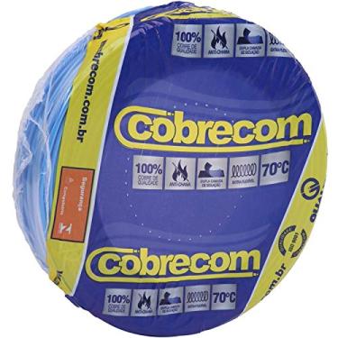 Imagem de Cabo De Energia 750V 10Mm² Flexicom Com 100 Metros Azul Claro