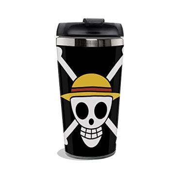 Imagem de Copo Termico Personalizado Caveira Anime Perigo