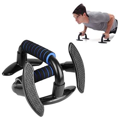 Imagem de AKT Suportes de barras pushup com aderência de espuma confortável e antiderrapante que oferece exercício push-up seguro para casa, academia e fitness em viagem