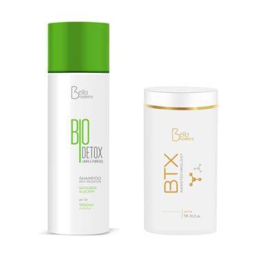 Imagem de Shampoo Anti-Residuos 1L + Botox Btx Máscara 1Kg Bella - Bella Brasile