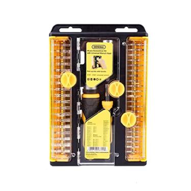 Imagem de General Tools Kit de chave de fenda de 44 peças com cabeça de chave universal