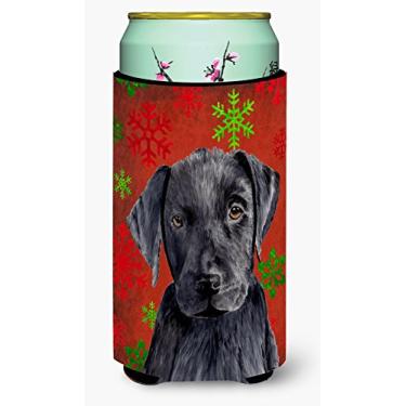 Imagem de Caroline's Treasures SC9404TBC Labrador Vermelho e Verde Flocos de Neve Natal Menino Alto Bebidas Isolador de Bebidas Isolador Hugger, Menino Alto, Multicolorido