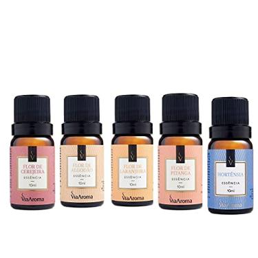 Imagem de KIT 5 ESSENCIAS FLORAIS VIA AROMA