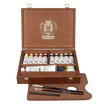 Imagem de Estojo Tinta Óleo Schmincke Mussini Wooden Box Set