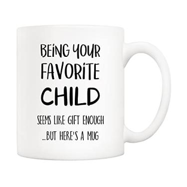 Imagem de 5Aup Caneca de café engraçada para o dia das mães e dia dos pais para o pai, mãe, sendo seu filho copos de Natal para pai de filha, filho, crianças - Ideia de para pa