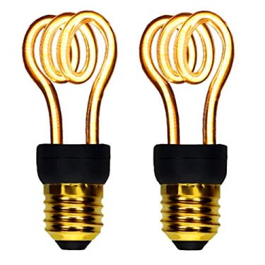Imagem de 2X Lâmpada Spira Poptem Filamento De Led Bivolt 4W Não Dimerizável Decorativa