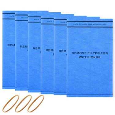 Imagem de 6 Wet Dry Filter Bags WS01025F2 for Workshop Vacuums 2 - 2.5 Gallon Shop Vac Vacuum Stinger Craftsman Husky 9-16949 9-38737