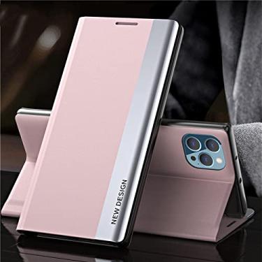 Imagem de Flip Case para Samsung Galaxy S20 FE S21 S22 Ultra S7 Edge S8 S9 Plus S10 Lite Carteira de Luxo Coque Bolsa Magnética, Rosa, Para S9