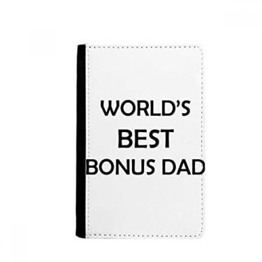 Imagem de Bônus Dad Father's Festival Quote Passport Holder Notecase Burse Carteira Capa Cartão Bolsa, Multicolor