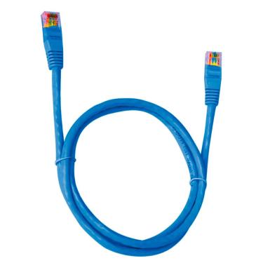 Imagem de Cabo de Rede UTP (Patch Cord) RJ45 Cat 5e - 1,50 metros - Azul