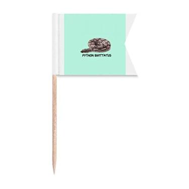 Imagem de African Ass Oddhoof Art Deco Presente Fashion Palito Bandeiras Marcação para Bolo Festa Prato de Queijo