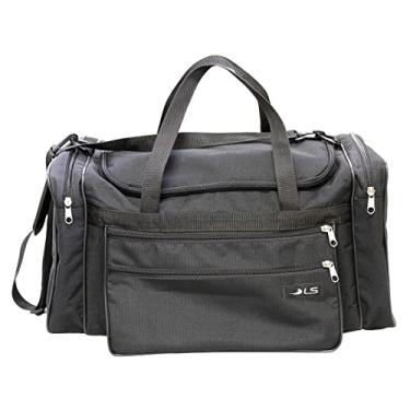 Imagem de Bolsa Viagem LS Bolsas Rip Stop Preta com 5 divisões - BV6455