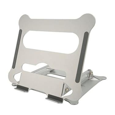Imagem de Suporte para Laptop, Suporte para Laptop Dobrável Prateado para Desktop