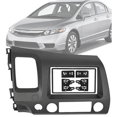 Imagem de Moldura Painel 2 Din New Civic 2007 2008 2009 2010 2011