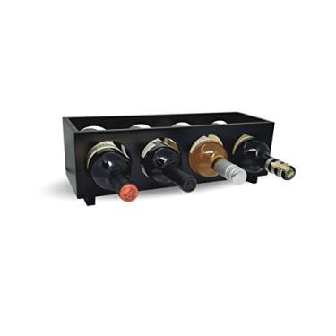 Imagem de Adega De Madeira Empilhavel De Mesa Porta Garrafas Vinho