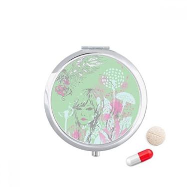 Imagem de Porta-comprimidos com asas de dente-de-leão e bolso para remédios