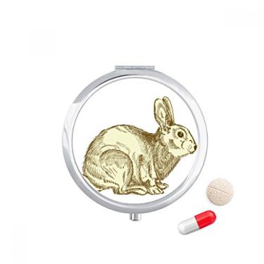 Imagem de Porta-comprimidos de cultura de coelhinho Festival da Religião da Páscoa Caixa de armazenamento de remédios