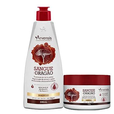 Imagem de Kit Arvensis Sangue de Dragão Shampoo 300ml + Máscara 250g