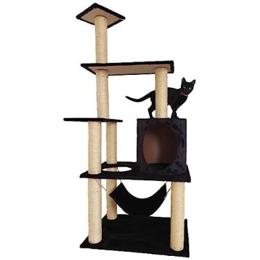 Imagem de Arranhador Gato Harem Gigante (Preto)