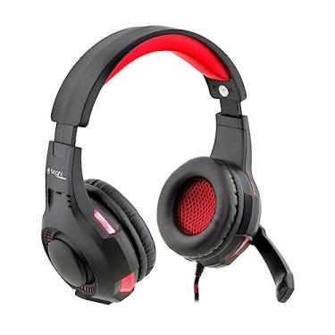 Imagem de Bright Headset Fone Gamer com LED Vermelho P2 USB com haste regulável, controle de volume, microfone integrado, captação de voz 0468