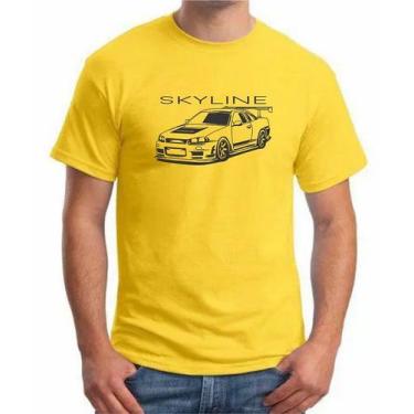 Imagem de Camiseta Camisa Nissan Skyline Gtr R34 Esportivos De Luxo - Smart Stam