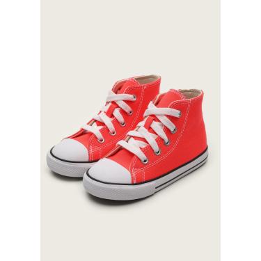 Tênis Converse Chuck Taylor All Star Infantil Preto Vermelho CK00020007 -  Menina Shoes